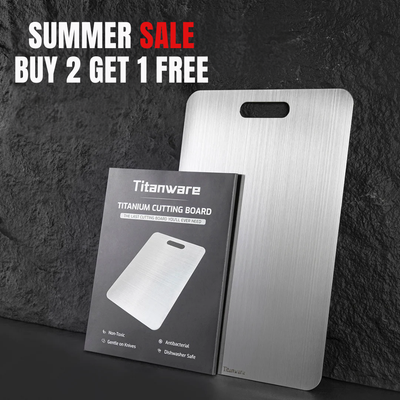 Titanware™ 100% Pure Titanium Cutting Board